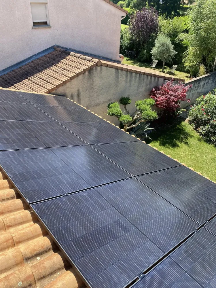 Panneau solaire près de Die